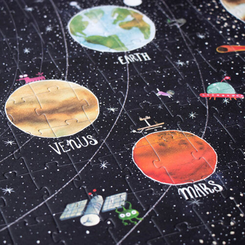 Puzzle Discover the planets, Londji