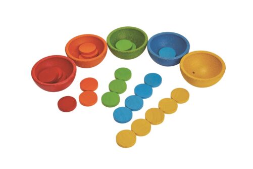 Tazas ordena y cuenta, Plantoys