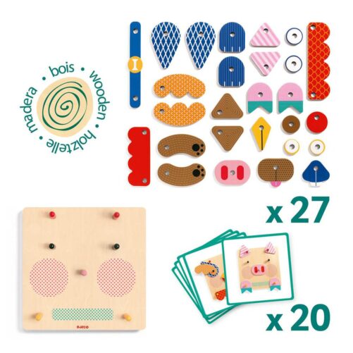 Crea Faces, Djeco - Imagen 2