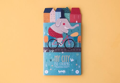 My-city stickers pegatinas reutilizables