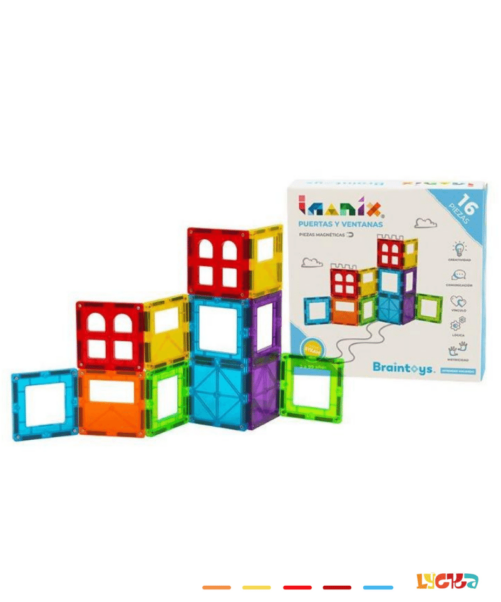 Imanix 16 puertas y ventanas, Braintoys