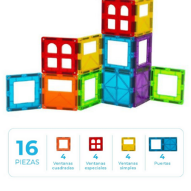 Imanix 16 puertas y ventanas, Braintoys