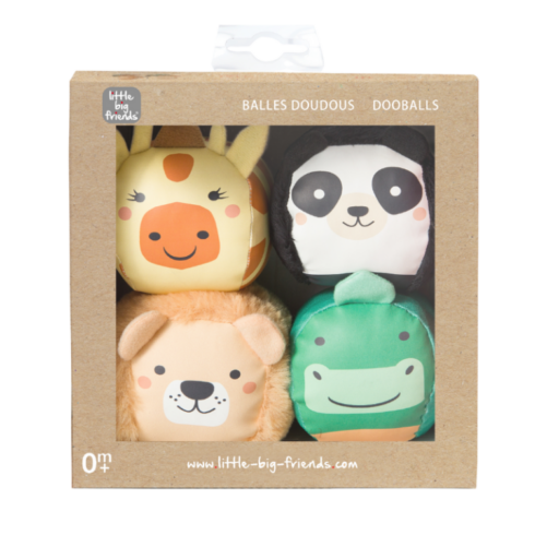 Pelotas sensoriales jungla, Little Big Friends