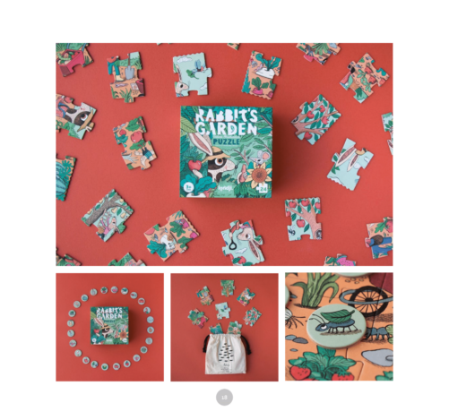 Puzzle Rabbit's Garden, Londji - Imagen 3