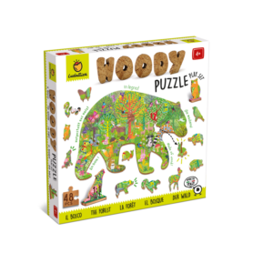 Woody puzzle El bosque, Ludattica +4 años