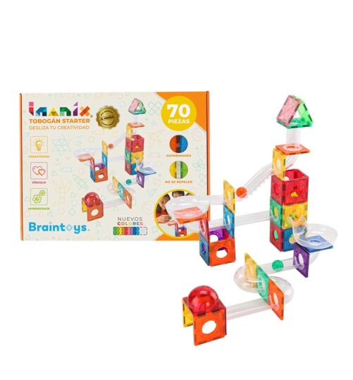 Imanix Tobogán 70 piezas, Braintoys