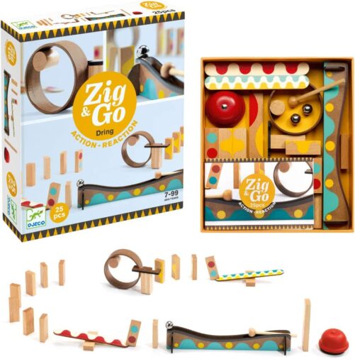 juego de construcción dominó de 25 piezas Djeco