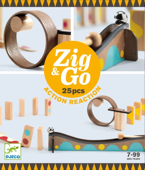 juego de construcción dominó de 25 piezas Djeco