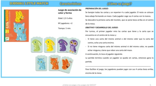 Little Match, asociación - Djeco - Imagen 2