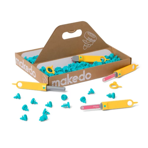 Makedo DISCOVER Kit de 126pcs construir con cartón
