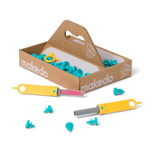 Makedo EXPLORE Kit de 50pcs construir con cartón