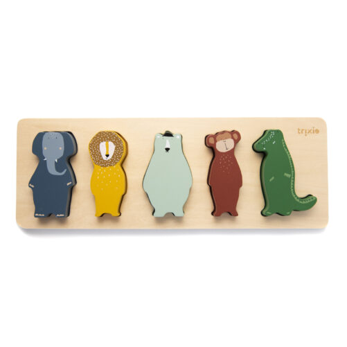 Puzzle animales y colores Trixie