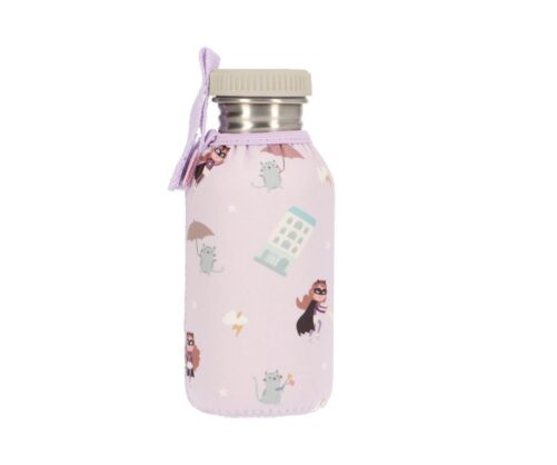 Botella acero con funda Fantastic Girl, Tutete