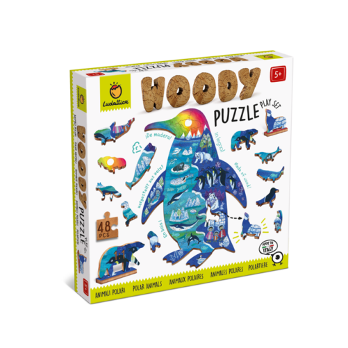 Woody puzzle – Animales polares, Ludattica