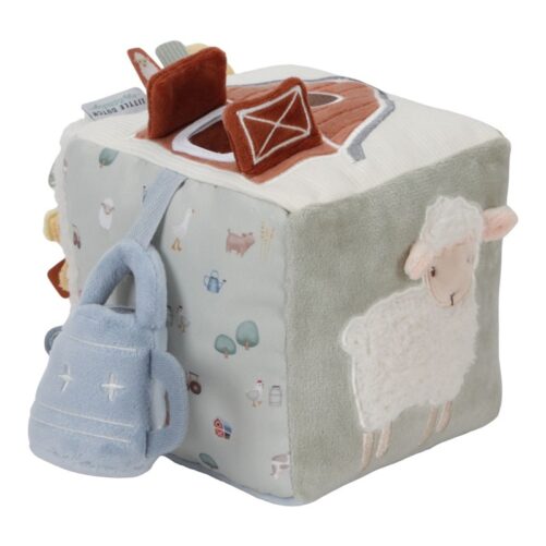 Cubo blandito de actividades Granja, Little Dutch