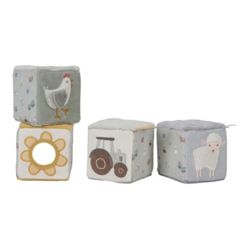 Cubos blanditos apilables Granja, Little Dutch - Imagen 2