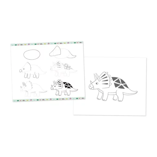 Caja Dibujo Creativo Dinos, Janod - Imagen 3