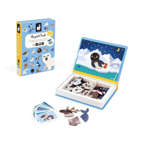 Libro magnético animales polares, Janod - Imagen 2