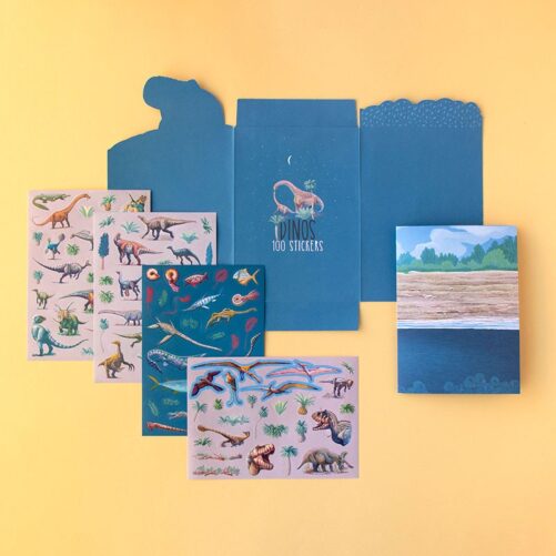 Dinos stickers, 100 pegatinas, Londji - Imagen 2