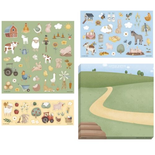 Set de pegatinas reposicionables, Little Dutch - Imagen 2
