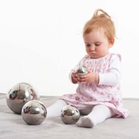 conjunto 4 bolas reflectantes sensoriales