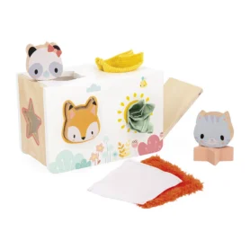 Caja de pañuelos sensoriales, Janod